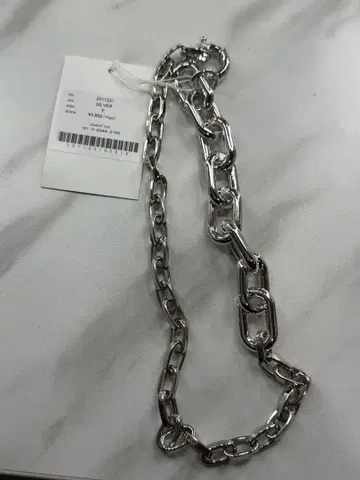 JUEMI 실버 체인 목걸이