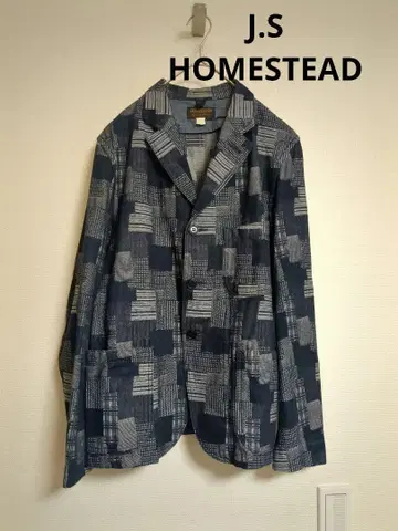 [ 새상품급 ] J.S. HOMESTEAD 패치워크 테일러드 자켓 M