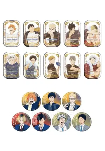 하이큐 세븐넷 스퀘어 캔뱃지 토큐 카게야마 츠키시마 쿠로오 코즈메