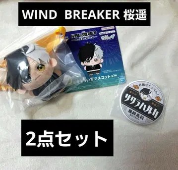 윈드브레이커 사쿠라 하루카 마스코트 캔뱃지 2개 세트 제일복권