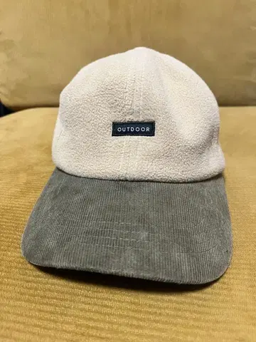 OUTDOOR 플리스 코듀로이 캡