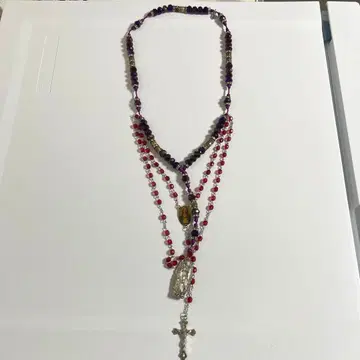 les six 25aw 목걸이 로자리오