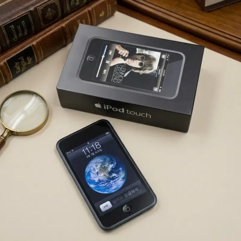 구성품 풀 iPod 아이팟 터치 1세대 16G 본체포장 비닐 풀박스