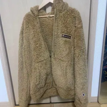 Champion 플리스 자켓 베이지