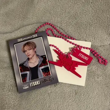 후지와라 이츠키 러버 목걸이 포토 카드 세트