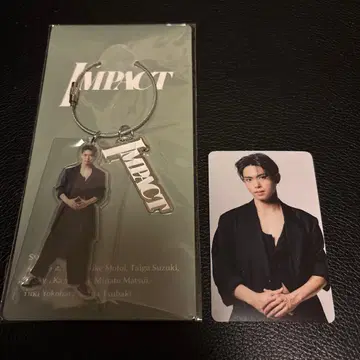 IMPACT 카게야마 타쿠야 키링과 카드 세트