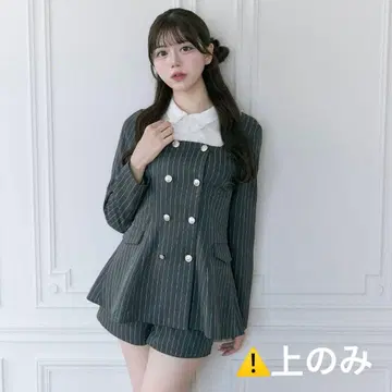 올리브 데 올리브 차콜 그레이 자켓