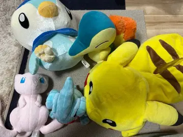 포켓몬 봉제 인형 4개 피카츄 티슈 케이스