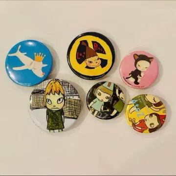 나라 요시토모 캔뱃지 6개 세트