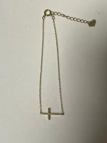 쥬얼리 츠츠미 K10YG 크로스 팔찌