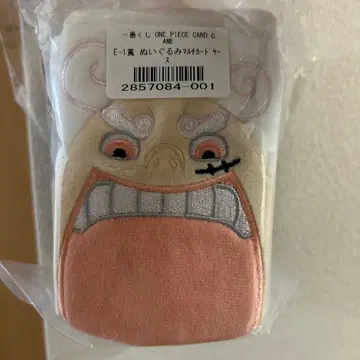 제일복권 원피스 E상 봉제 인형 멀티 카드 케이스 니카 루피