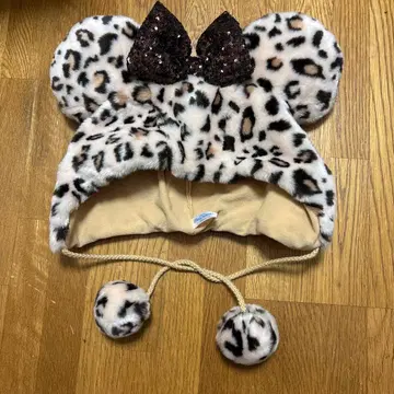 디즈니 레오파드 무늬 팬캡