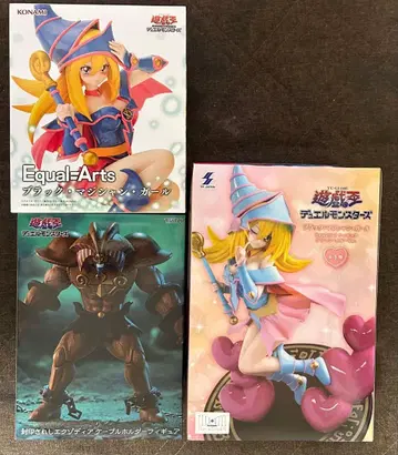 유희왕 프라이스 피규어 블랙 매지션 걸 등 3점