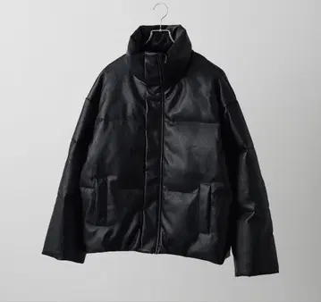 [ CLEL ] 볼륨 하이넥 숏 패딩 자켓