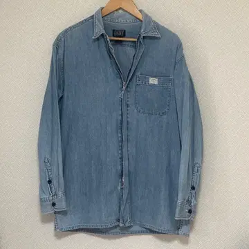90s 빈티지 DKNY 집업 데님 셔츠 자켓