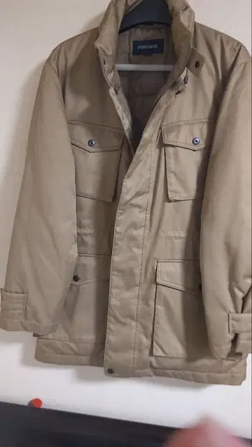 뉴요커 다운 코트 M65 타입 베이지