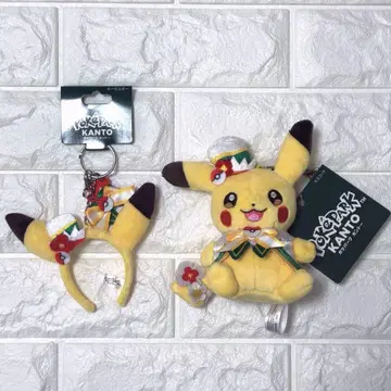 포켓파크 머리띠 키링 마스코트 홀더 피카츄