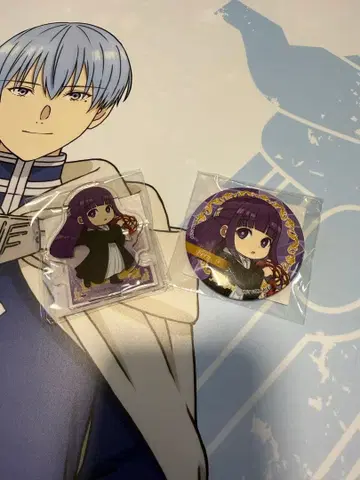 장송의 프리렌 x 장카라 아크릴 스탠드 콜라보 캔뱃지 세트