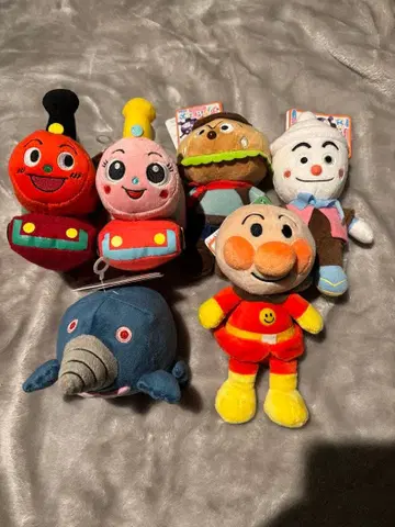 호빵맨 봉제 인형 6종 세트