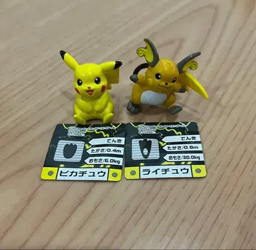 포켓몬 풀컬러 어드밴스 피카츄 라이츄 피규어 세트