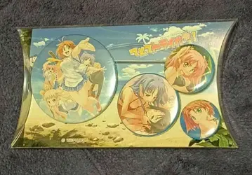 애니메이션 테토테 트라이온! 캔뱃지 4개입 블리스터 팩 미개봉품