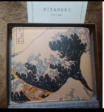 [새상품] 호쿠사이 hirameki 2단 접이식 지갑