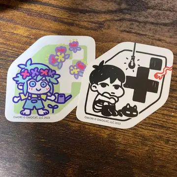 OMORI Fangamer 구매 혜택 스티커