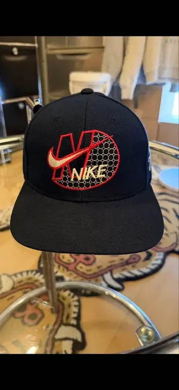 90s NIKE 빈티지 캡 [ 스우시 ] 스냅백 다크 네이비