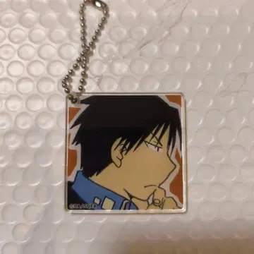 강철의 연금술사전 스퀘어 아크릴 키링 로이 머스탱