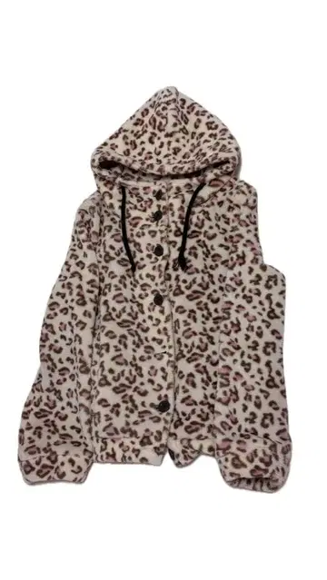 헤이세이 갸루 Y2K 그런지 아우터 레오파드 무늬