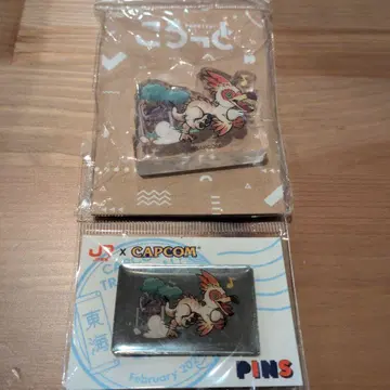 코롯토 아크릴 피규어 & 핀즈 세트 카푸타비 토요하시 스트릿 아이루