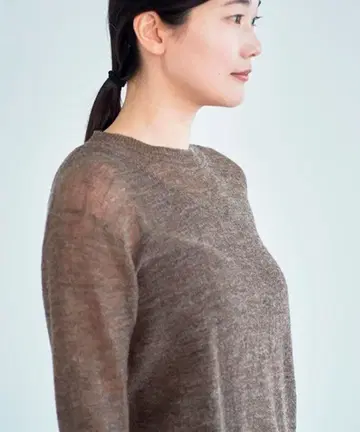HAU 니트 탑스 'fine alpaca' 알파카 니트