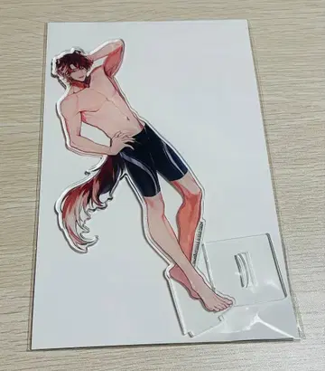 히츠지구모 수인 수영부! 럭셔리반 사토 렌지 아크릴 스탠드