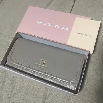 [미사용 새상품] Samantha Thavasa 퍼피 리본 모티브 장지갑