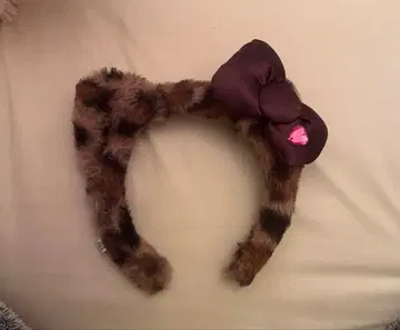 [ 당일 발송 가능 ] USJ 키티 머리띠 레오파드 무늬