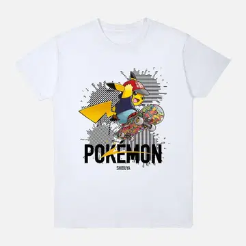 시부야 포켓몬 센터 DESIGNLAB 피카츄 T셔츠