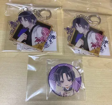 잘생긴 남자 겐지전 복권 아크릴 키링 캔뱃지 야스치카