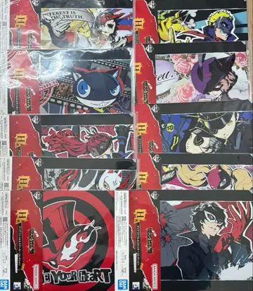 페르소나 5 더 로얄 제일복권 H상 클리어 파일 & 스티커 컬렉션