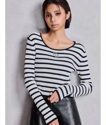 GYDA GG 플레이트 long sleeve 니트탑