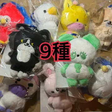 SUPER JUNIOR 봉제 인형 키링 9종 스파쇼 스주