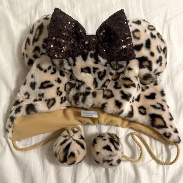 디즈니 팬캡 레오파드 무늬