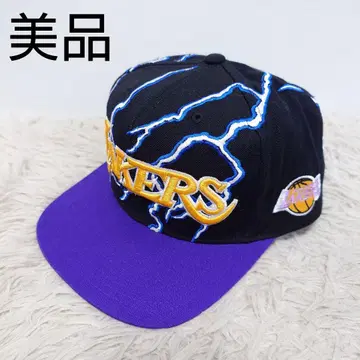 새상품급 mitchell&ness 레이커스 캡 모자 남성용 블랙