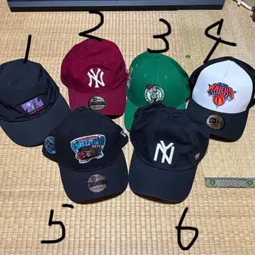 야구 모자 세트 6개