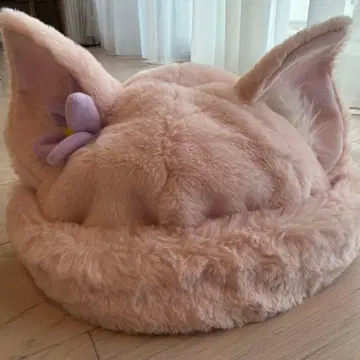 리나벨 캡 모자 복슬복슬 디즈니 겨울용