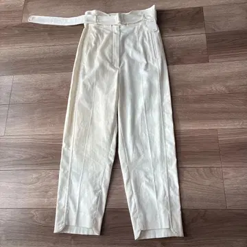 SPORTMAX 화이트 와이드 팬츠 42