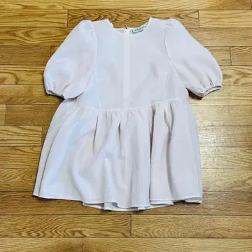 아베닐 에투알 퍼프 슬리브 상의 핑크