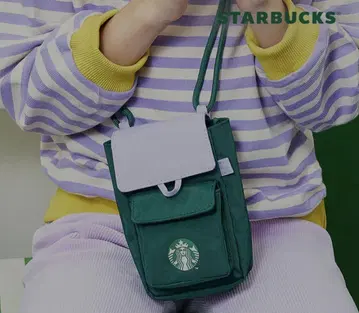 새상품*한국 한정판 Starbucks 스타벅스 미니백 미니 크로스백