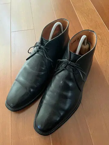 스코치 그레인 처카 부츠 블랙 25.0cm