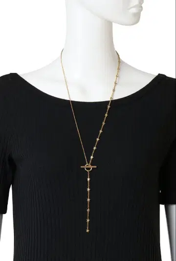 ADER.bijoux 골드 2way 목걸이