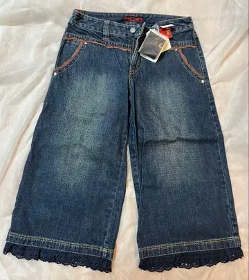 PINK HOUSE 핑크하우스 미사용 와이드 팬츠 인디고